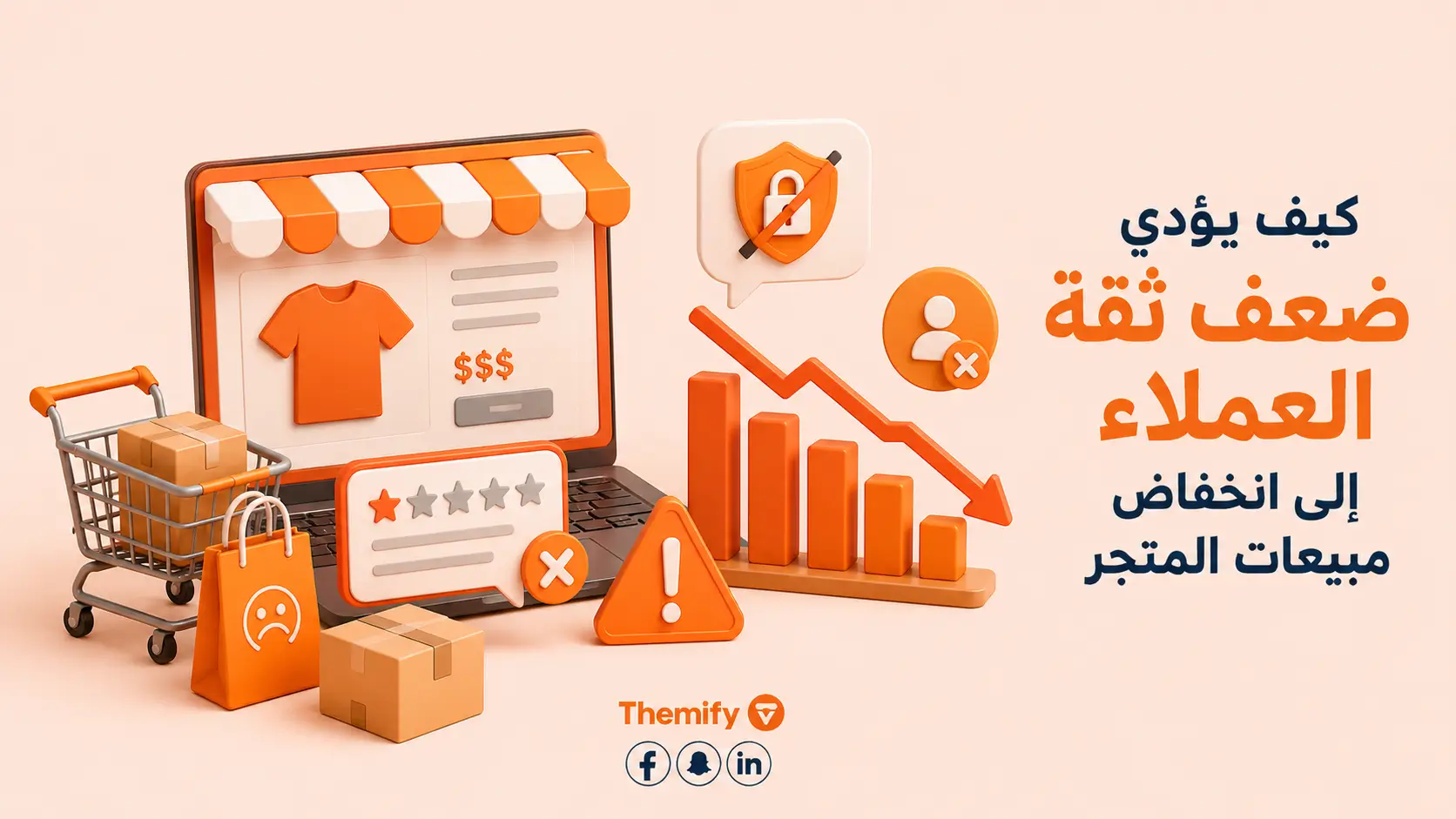 كيف يؤدي ضعف ثقة العملاء إلى انخفاض مبيعات المتجر